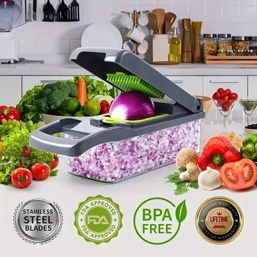 14 or 16-in-1 Multifunctional Vegetable Slicer