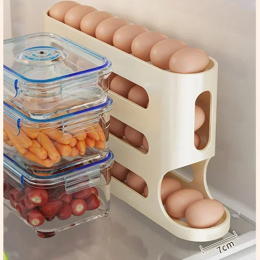 Sliding Egg Storage Box, 2–4 Layers