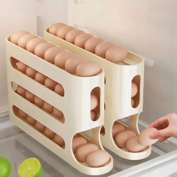 Sliding Egg Storage Box, 2–4 Layers