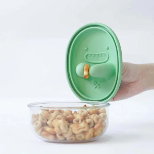 Mess-proof snack bowl