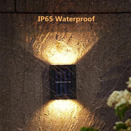 Solar LED light with motion sensor - For gardens and outdoor areas